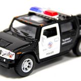2005 Hummer H2 SUT Polis Arabası (1:40 Metal Çek Bırak Araba)