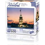 20059 Kız Kulesi Gün Istanbul 500 Parça Puzzle -Ks Puzzle - Renkli