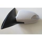 2007-2012 Hyundai İ30 Kapı Aynası Sol Elektrikli-Sinyalli-Beyaz Kapaklı(Sinyali Kısa Tip)(5Fişli)(Fa