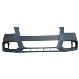 2008-2012 Audi A4 Ön Tampon Gri Astarlı Far Yıkama Kapaklı-sensör Delikli Tyg Adet Oem No:8k0807105bgru