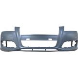 2009-2012 Audi A3 Ön Tampon Gri (Sis-Panjur Delikli-Sensör Delikli (Phıra) (Adet) (Oem No:8P0807105G