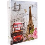 200'LÜK Eyfel Kulesi Desenli 10X15CM Fotoğraf Albümü - Çok Renkli
