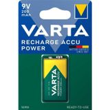 200mah Kare Pil TEKLİ BLİSTER ( Şarj Edilebilir) 9V- VARTA