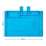 200Mm X 300Mm Silikon Lehimleme Matı Telefon Laptop Saat Onarım Tamir Antistatik Isıya Dayanıklı Yanmaz Koruyucu Çalışma Masa Pad