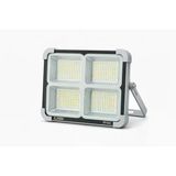 200W Solar Led Projektör Ip44 Usb Şarjlı 3 Renk Işık