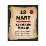 200x200 ekleme dikişli Kumaş Okul Panoları, Etkinlik Fon, 18 Mart Çanakkale panosu