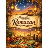 200x200 ekleme dikişli Okul etkinlik Kumaş Pano, Ramazan hatırası,Dini Pano, Kur'an kursu
