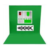 200x300 cm chromakey green screen greenbox yeşil fon Perde