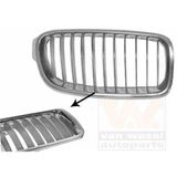 2012-2014 Bmw 3 Serisi Ön Panjur Sağ Nikelajlı İç Petekleri Gri (Modern Line) (Tw) (Adet) (Oem No:51137263480)