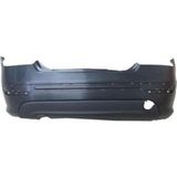2012-2017 Fiat Linea Arka Tampon Siyah (Reflektör Ve Bant Delikli Sensör Braketli Fpı) (Adet) (Oem N