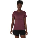 2012D292-600 ROAD SEAMLESS SS TOP Bordo Yuvarlak Düz Kadın T-Shirt