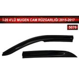 2015 üzeri Hyundai i-20 4'lü Mugen Cam Rüzgarlık Seti