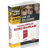 2016 KPSS Lise Önlisans Özel Tek Kitap Tamamı Çözümlü Soru Bankası