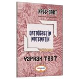 2017 ÖABT Ortaöğretim Matematik Öğretmenliği Çek Kopart Yaprak Test Yediiklim Yayınları - kollektif