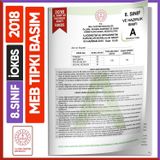 2018 8.Sınıf İokbs Bursluluk Meb Tıpkı Basım Çıkmış Soru Kitapçığı Video/Pdf Çözümlü Türkiye Geneli