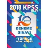 2018 KPSS ÖABT Türkçe Öğretmenliği 10 Çözümlü Deneme Sınavı