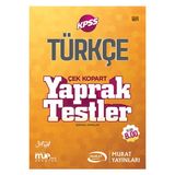 2018 KPSS Türkçe Çek Kopart Yaprak Testler - Murat Eğitim Kurumları Komisyon