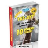 2018 YKS AYT Türk Dili ve Edebiyatı Tamamı Çözümlü 10 Deneme Sınavı - Şahide Korkmaz