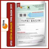 2019 Kpss Eğitim Bilimleri Ösym Tıpkı Basım Çıkmış Soru Kitapçığı Video/Pdf Çözümlü Türkiye Geneli