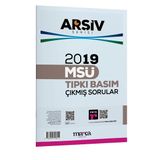 2019 MSÜ ARŞİV SERİSİ Tıpkı Basım Çıkmış Sorular Tamamı Video Çözümlü