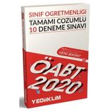 2020 KPSS ÖABT Sınıf Öğretmenliği Tamamı Çözümlü 10 Deneme Sınavı Yediiklim Yayınları