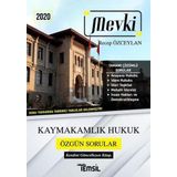 2020 Mevki Kaymakamlık Hukuk Özgün Sorular - Recep Özceylan - Temsil Yayınları