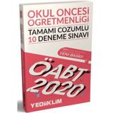 2020 ÖABT Okul Öncesi Öğretmenliği Tamamı Çözümlü 10 Deneme Sınavı Yediiklim Yayınları
