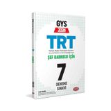 2020 TRT Şef Kadrosu İçin GYS 7 Deneme Sınavı-Data Yayınları