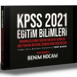 2021 KPSS Eğitim Bilimleri Program Geliştirme Öğretim Yöntem ve Teknikleri Video Ders Notları-Benim Hocam Yayınları
