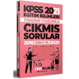 2021 Kpss Eğitim Bilimleri Tamamı Çözümlü Son 5 Yıl Çıkmış Sorular-Yediiklim Yayınları