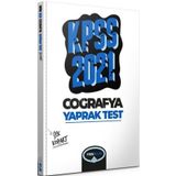 2021 KPSS Genel Kültür Coğrafya Çek Kopart Yaprak Test-Yediiklim Yayınları
