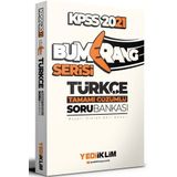 2021 KPSS Genel Yetenek Bumerang Türkçe Tamamı Çözümlü Soru Bankası-Yediiklim Yayınları