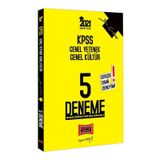 2021 KPSS Genel Yetenek Genel Kültür Konuşan Çözümlü 5 Deneme-Yargı Yayınları