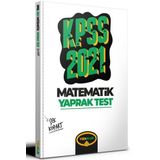 2021 KPSS Genel Yetenek Matematik Çek Kopart Yaprak Test-Yediiklim Yayınları
