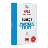 2021 Kpss Genel Yetenek Türkçe Çek Kopart Yaprak Test-Yargı Yayınları