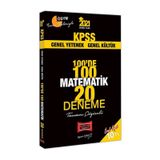 2021 KPSS Matematik 100'de 100 Tamamı Çözümlü 20 Deneme-Yargı Yayınları