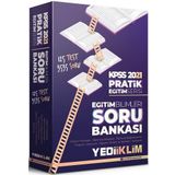 2021 KPSS Pratik Eğitim Serisi Eğitim Bilimleri Soru Bankası-Yediiklim Yayınları