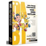 2021 Öabt Okul Öncesi Öğretmenliği Video Ders Notları-Benim Hocam Yayınları