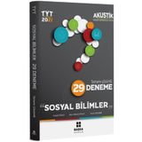 2021 TYT Sosyal Bilimler Akustik 29 Deneme-Başka Yayınları