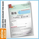 2022 Eylül KPSS Eğitim Bilimleri ÖSYM Tıpkı Basım Çıkmış Soru Türkiye Geneli D. Çözümlü Kitapçığı