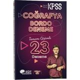 2022 KPSS Coğrafya Tamamı Çözümlü 23 Bordo Deneme Sınavı