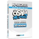2022 KPSS Eğitim Bilimleri Ösym Ne Sorar Tamamı Çözümlü 10 Fasikül Deneme Yediiklim Yayınları