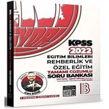 2022 KPSS Eğitim Bilimleri Rehberlik ve Özel Eğitim Tamamı Çözümlü Soru Bankası - 7 Deneme İlaveli)
