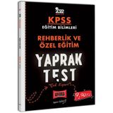 2022 KPSS Eğitim Bilimleri Rehberlik ve Özel Eğitim Yaprak Test