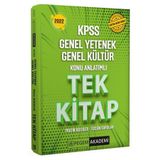 2022 KPSS Genel Yetenek Genel Kültür Konu Anlatımlı Tek Kitap - Pegem Akademi Yayıncılık
