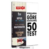 2022 Kpss Lise Ön Lisans Genel Yetenek Matematik Yaprak Test Yargı Yayınevi