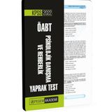 2022 KPSS ÖABT Psikolojik Danışma ve Rehberlik Yaprak Test - Pegem Akademi Yayıncılık