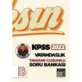 2022 KPSS Vatandaşlık Tamamı Çözümlü Soru Bankası (Kapak değişebilir)