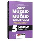 2022 MEB EKYS Müdür ve Müdür Yardımcılığı Tamamı Çözümlü 5 Deneme Yediiklim Yayınları