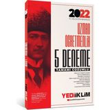 2022 MEB Öğretmenlik Kariyer Basamakları Uzman Öğretmenlik Tamamı Çözümlü 5 Deneme Yediiklim Yayınları